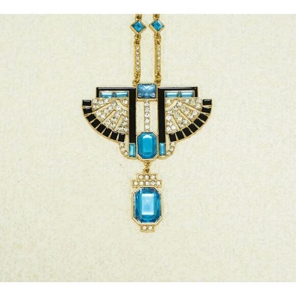 🩵 NEW Beautiful unique boho style bib statement necklace 🩵 - Picture 2 of 5